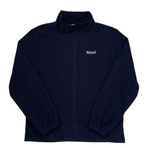 Custom Seventh Ave Personalized Embroidered Michael Zip Up Fleece Jacket Size XL